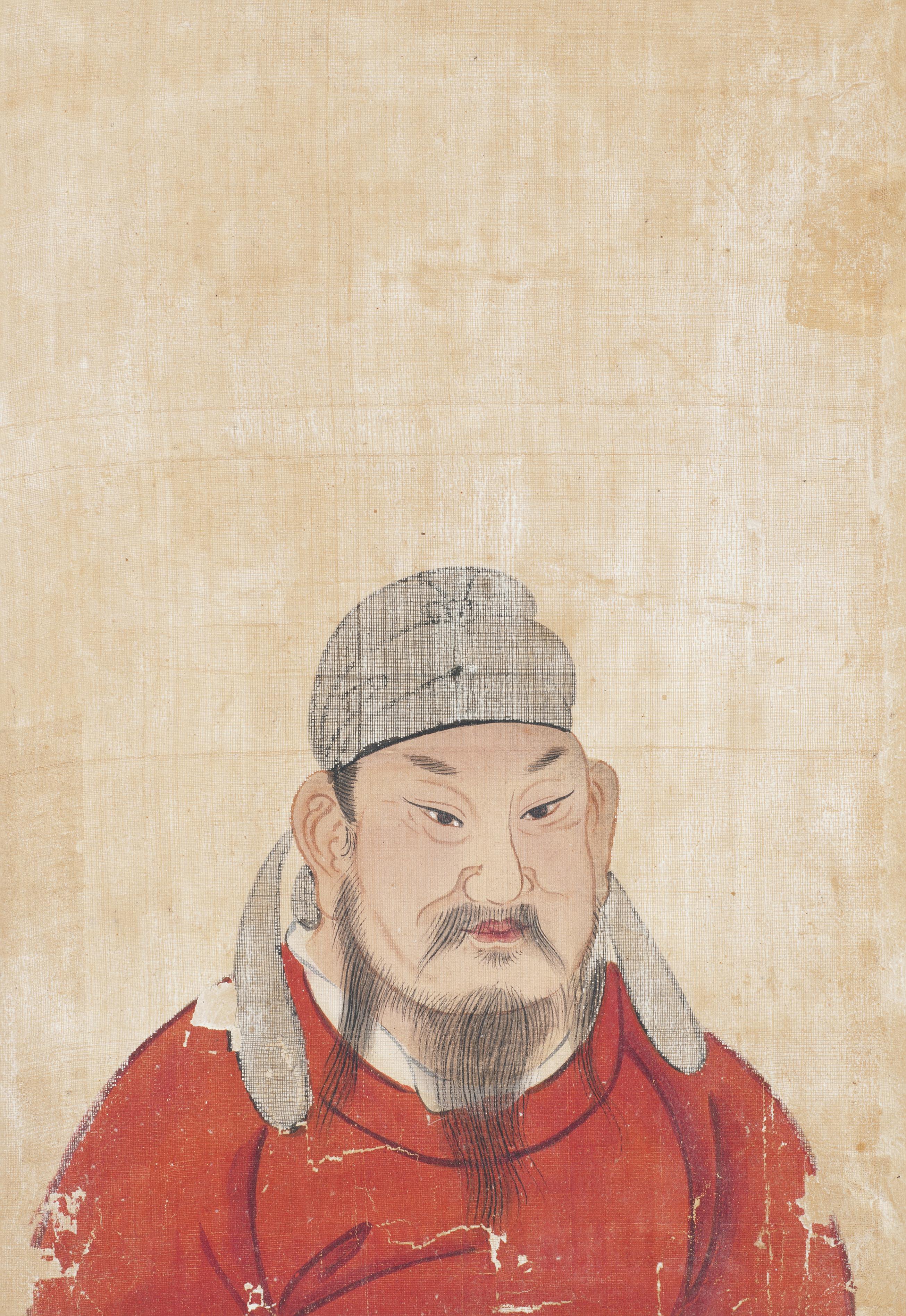 晚笑堂竹庄画传中的狄仁杰画像